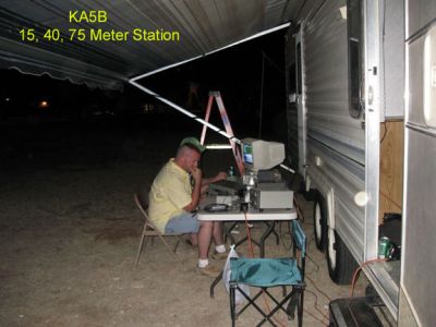14, 40, 74 Meter Station
KF5AVX and W2FCP Operating
